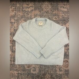 Abercrombie Light Blue Crewneck Sweater